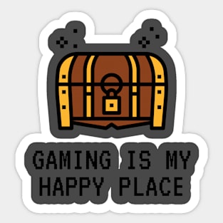 Gaming Is My Happy Place Sticker